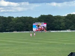 Picnicking pre Polo Match