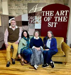 Great panel discussion on The Art of the Sit. Thanks to @JPHome and Heather May McManus of Designers Collective.